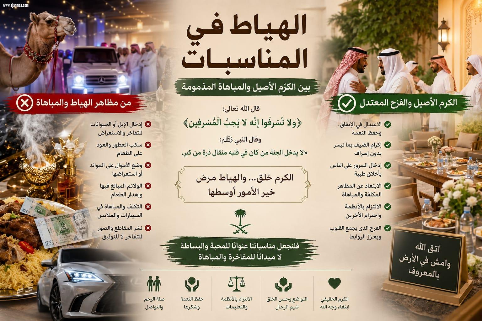 الهياط في المناسبات.. عندما يتحول الكرم إلى مباهاة تُخالف مقاصد الشريعة