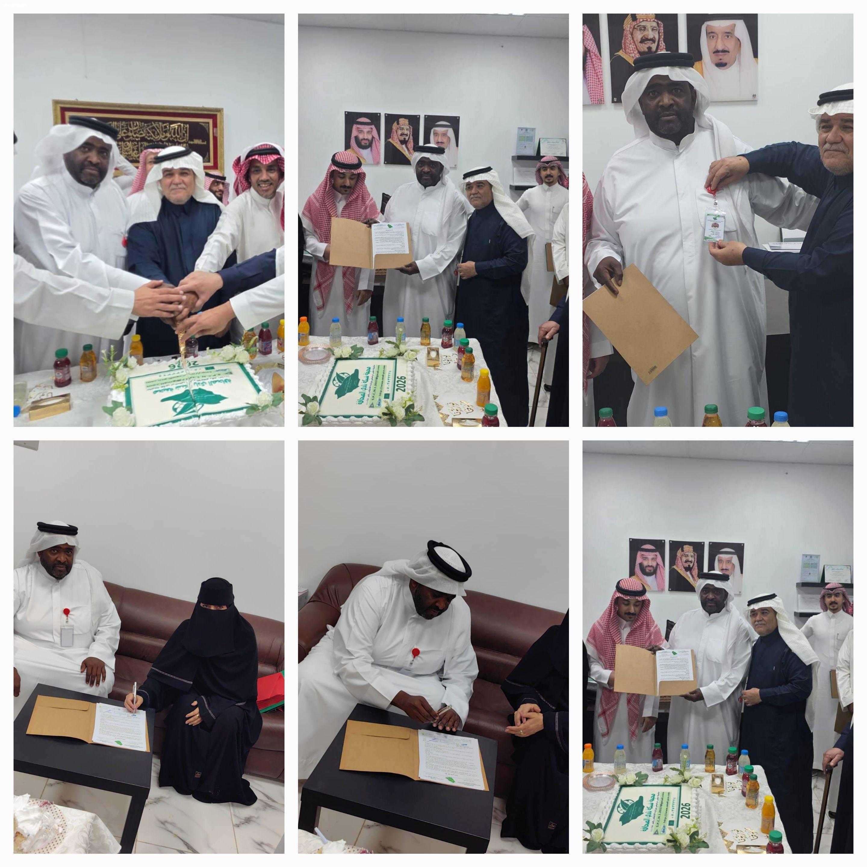 تكريم الإعلامي غاصب القرني بمناسبة تقاعده وتكليفه مدير تحرير في الدمام 